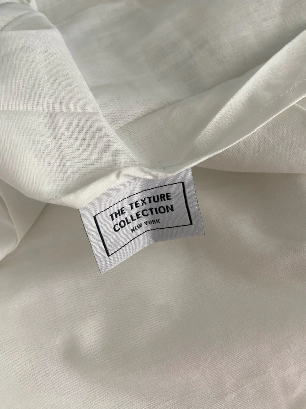 King size Set 2 shams Pillowcases Cotton White Grey Stripe Texture Collection